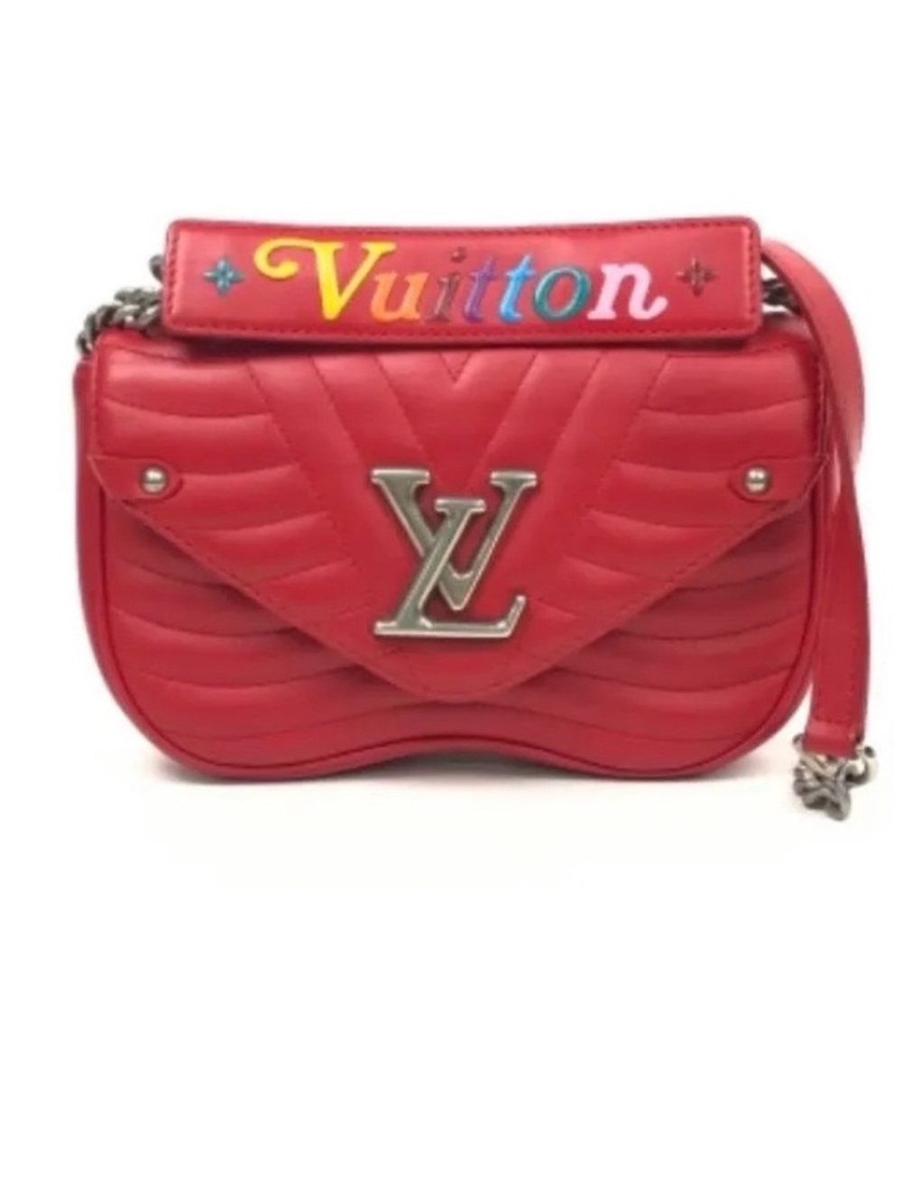 LOUIS VUITTON NEW WAVE BAG- RED LEATHER